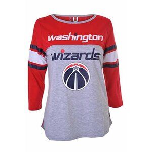 UNK NBA Women's Washington Wizards T-Shirt Raglan Baseball Tee Shirt Large